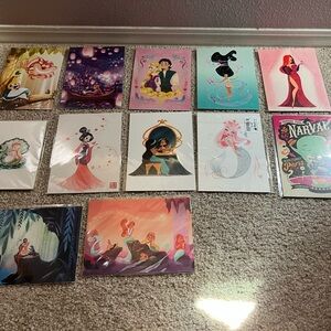Disney Art Print Postcard
